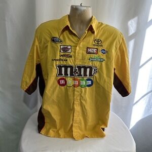 M&Ms Nascar racing shirt kyle busch #8 Size XL team apparel collectors
